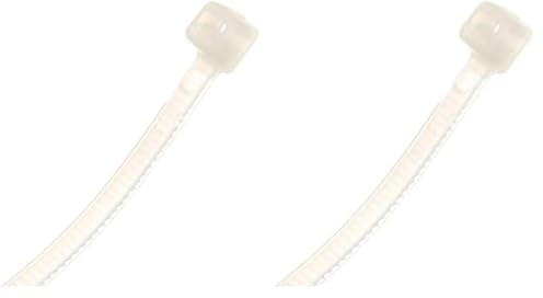 ERKO 100 Stück professionelle Kabelbinder 200 x 2,5 mm schwarz Farbe Kabelbinder Griff, temperaturbeständig OPK_2.5-200-C/100 (Packung mit 2)