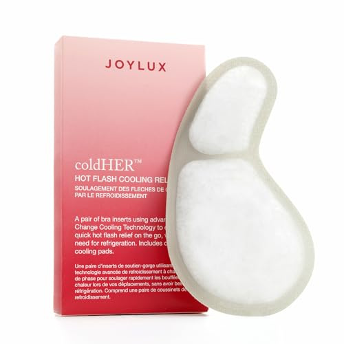 coldHER Cool Pack | Cooling Bra Inserts | Hot Flash Relief | Menopause Relief | Postpartum Care (Grey)