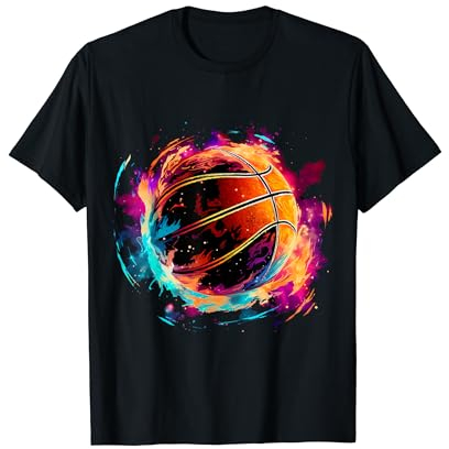 Basketball Basketballspieler Basketballer Kinder Jungen T-Shirt