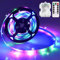 LED Strip Batteriebetrieben 3M,Batteriebetriebene LED Streifen Lichter,LED Strip mit Fernbedienung,8 Modi RGB LED Streifen,Selbstklebendes LED Lichtband RGB,Dimmbar LED Strip Wasserdichte