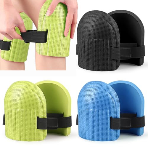 INHEMING 3 Par Rodilleras para jardinería,Rodillera impermeable EVA, Rodilleras para el Trabajo, para jardinería, limpieza doméstica, trabajos de construcción