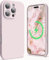 Little Boutik Coque Silicone Rose pour iPhone 16 Pro