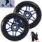 2 Stück 100mm Stunt Scooter Rollen, Roller Reifen Ersatzräder 88A mit ABEC-9 Lager Scooter Ersatzräder Aluminiumlegierung Felgen E-Scooter Räder Zubehör kompatibel für Meisten Stuntscooter&Kickscooter