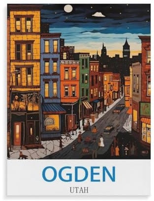 Klassisches Puzzle 1000 Teile，Ogden Utah，Kind Oder Einen Freund,1000 Piece（50x70cm）-O29