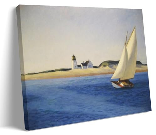 sipfsi Edward Hopper Meisterwerke (Langes Bein), Innen-Upgrades, Poster, Kunstdruck, Wandfoto, Farbe, hängendes Bild, Familienschlafzimmer-Dekoration, 20 x 30 cm