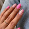 Lot de 24 faux ongles courts et ronds à coller sur les ongles en acrylique