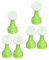 CIMAXIC 6 Stück Wasserkocher-sprühkopf-set Gartenschlauch Gießkannen Wassersprüher Gießkanne Groß Hochdruck-duschköpfe Spender Duschfilter Wasser Kann Wasserkrug Hydro Light Green Plastik