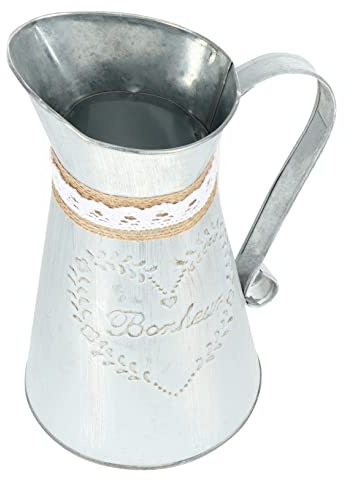 MAGICLULU Rustic Floral Vase Plant Pot for Wedding Decor Sangria Jug Quirky Plant Pots