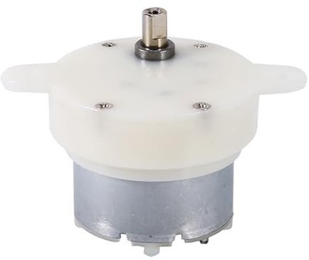 BAFOVY Moteur d'engrenage DC 12V, Moteur 12V CC DC Motor électrique à Vitesse Lente/Boîte de Vitesses 3rpm 4 Mm Diamètre de Diamètre Micro pour Support d'affichage, Petit et Réversible, fabriqué