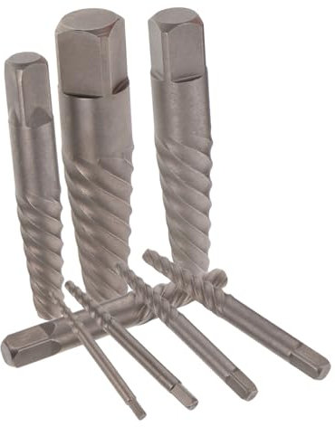 SHINEOFI 1 Satz Schraubenauszieher Wasser Schraubenentferner Broken Screw Extractor Kit für Heimwerker und Profis zum Entfernen von Abgerissenen und Drähten