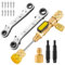 Kits D'outils Suppression Carottes À Double Taille Avec Des Adaptateurs Bits Hexagonaux À Clé Pour Le Professionnel Réparation Climatisation