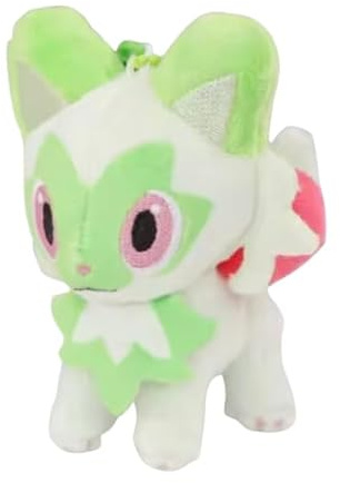 Pokemon Plüsch-Schlüsselanhänger/Taschenanhänger-Figur, ab 15 Jahren, Sprigatito