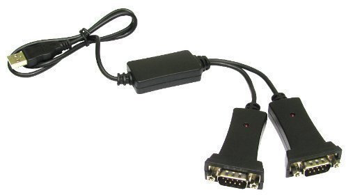 USB 2.0 to Dual 9 Pin Serial