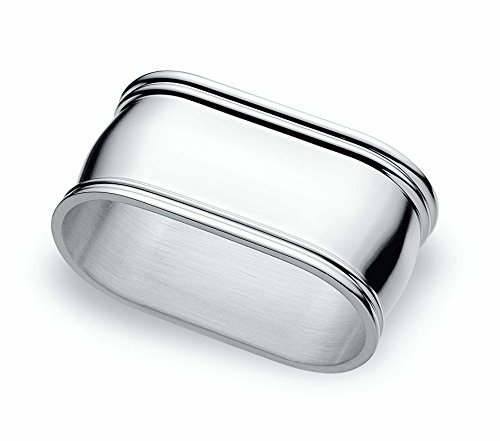 Wilkens 216000410 – Serviettenring 5 cm Schwedisch Faden Korpus 925 Sterlingsilber (H. Nr.)