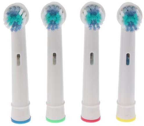 8x Aufsteckbürsten kompatibel mit Oral-B Zahnbürsten, außer Schallzahnbürsten und IO.