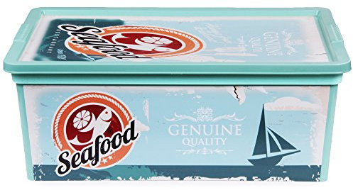 Ondis24 Aufbewahrungsbox Stapelbox C Box S Vintage Design Fastfood mit Deckel neu!