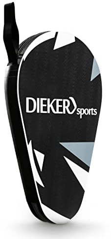 Dieker Sports Tischtennisschläger Hülle [+3 GRATIS Bälle] - Platz für 2 Schläger & 3 Bälle - optimaler Schutz - [gepolstert & wasserabweisend] - Tischtennisschläger Tasche, Tischtennis Tasche