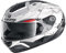 SHARK Herren NC Motorrad Helm, Schwarz/Weiss/Rot, L