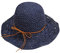 Frauen Strohhut Damen Sonnenhut Atmungsaktiver Sommerhut Sonnencreme Anglerhut Outdoor Hut Faltbar Fischerhut Sommer Anti-UV elegant Strandhut für Wandern Camping Tourismus Khaki/Beige (Marine)