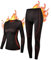 NOOYME Funktionsunterwäsche Damen Thermounterwäsche Damen Warm & Atmungsaktiv Funktionswäsche Damen Funktionsunterwäsche Damen Lang Skiunterwäsche Set Damen