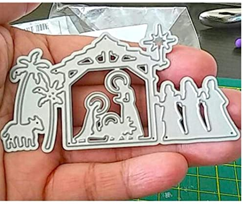 TOSSPER Heilige Krippen-Szene Metallschneide Scrapbooking Craft-stanzen Erstellen Von Prägenpapier Kunst Dünne Karte Machen Schablone