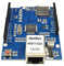 Nimomo Placa de Expansión Ethernet Arduino, Módulo de Placa NHW5100 R3 con Escudo Ethernet W5100 para Placa de Desarrollo Mega 1280328