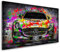 Kunstgestalten24 Aludibond Bild Mercedes SLS AMG Pop Art Wandbild Kunstdruck Übergrößen