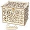 DARENYI Wedding Card Box Wooden Wedding Card Post Box with Lock Envelope Gift Box DIY Storage Money Baby Shower Birthday Party Favor