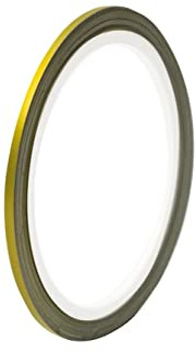 Dpm tapes - Bande Décorative Adhésive pour Auto, Moto, Bateau et Vélo, Film PVC pour Car Wrapping et Finitions, Or métallisé, 3 mm x 10 m