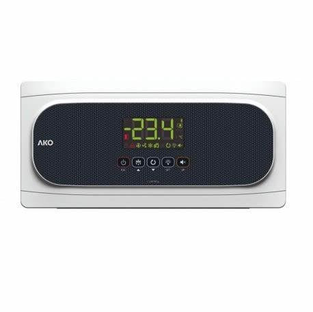 Controlador de temperatura y humedad AKO-16624 con 7 reles 90-240Vac