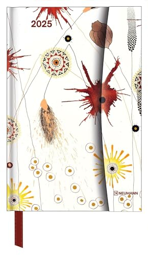 N NEUMANNVERLAGE - Dan Bennett 2025 Diary, 10x15cm, Taschenkalender mit Magnetverschluss und Lesebändchen, Tasche für Visitenkarte, Jahres- und Monatsübersicht und internationales Kalendarium: Magneto Diary