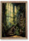 Dark Academia Paintings Gothic Leinwand Wandkunst Vintage viktorianische Kunstdrucke Mittelalterliche Burg Wandkunst Vintage Bibliothek Poster Bibliothek Bilder Vintage Gothic Kunstdrucke Dunkle