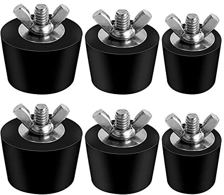 Wisyurt Lot de 6 Bouchons D'Hivernage de Piscine de 3 Tailles pour Trous de Piscine, Bouchons D'Expansion pour éCumoire de Piscine Hors Sol
