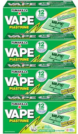 Vape Diffusore Liquido Insetti + Ricarica Liquida Mosche e Zanzare 22 ml, Diffusore Elettrico per Zanzare e Mosche, Antizanzare e Antimosche con Ricarica Efficiente 480 Ore