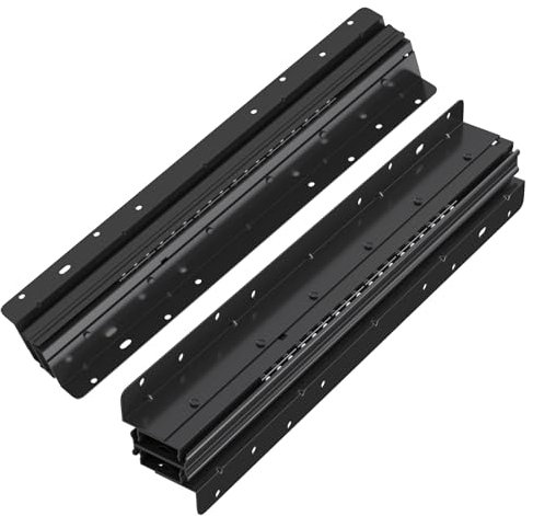 LONTAN 1 Pair Undermount Drawer Slides Bottom Mount Drawer Runners 600-1450mm Full Extension Drawer Slides 120kg Load Capacity Ball Bearing Drawer Runners