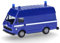herpa 097628 Modellauto VW LT Kastenwagen Hochdach THW (Basic), Miniatur im Maßstab 1:87, Sammlerstück, Made in Germany, Modell aus Kunststoff Miniaturmodell, Blau