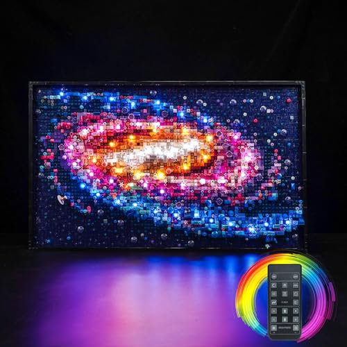 Fernbedienung Licht-Kit für Lego The Milky Way Galaxy 31212 (Nicht Lego), Led Beleuchtungs Set für Lego The Milky Way Galaxy Kreative Spielzeug