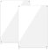 2pcs Leeres Alu-Schild Weiße Schilder Nachrichtentafel Metal Weiße DIY Tafel, 25x35cm