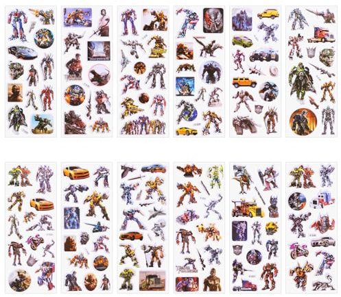 yumcute 3D Puffy Aufkleber für Kinder,12 Blätter Verschiedene Prinzessin Geschwollen Stickers, Niedliche Wiederverwendbare Sticker für Scrapbooking,Jungen Mädchen Kleinkinder