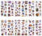 yumcute 3D Puffy Aufkleber für Kinder,12 Blätter Verschiedene Prinzessin Geschwollen Stickers, Niedliche Wiederverwendbare Sticker für Scrapbooking,Jungen Mädchen Kleinkinder