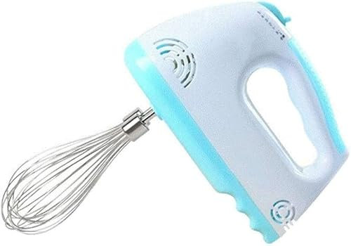 QWBDNMQP Frullino for Le Uova, Miscelatore Manuale Elettrico, Miscelatore Manuale a 5 velocità con Miscelatore da Cucina Portatile Include frullini