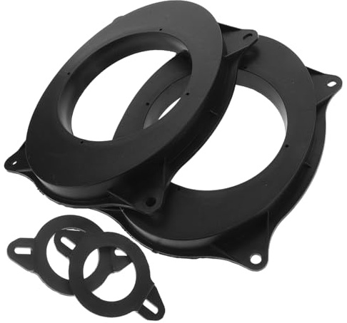 PartyKindom Car Speaker Spacer Bracket Adapter Ring for 6x9 to 6.5 Inch Tweeter Upgrade, Door Speaker Accessories Pair for 2012-2016 Mid-size Sedan and Suv Front Door Sound System