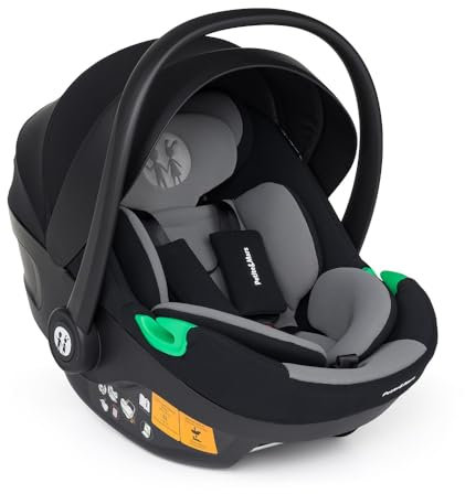 PETITE&MARS Autositz Baby-Autositz Babyschale Core Pro i-Size Black Grey 40-87 cm (0-13 kg) Gruppe 0+ (Babyschale)