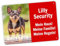 UV Hundeschild mit eigenem Foto & Namen „Security“ - 40 x 28 cm - Lustiges Vorsicht Hund Warnung Schild - wetterfest & rostfrei & UV-Schutz & Bohrlöcher - Warnschild Hund - Aluminium, Stärke 1,1 mm