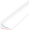 Bande de rétention d'eau autocollante en silicone pour comptoir, Barriere De Douche Silicone,Barre Anti Débordement Douche Italienne, Convient aux cuisines et aux salles de bains (Blanc, 105CM)