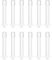 SCJJZ 12pcs Vaginal Creme Applikatoren,Vaginal Applikatorröhrchen,Intimduschen,Hygienische Gewinde Injektor Applikatoren,Gleitgel Applikator Spritze Gleitmittel Tube für Die Meisten Zäpfchen Unguent