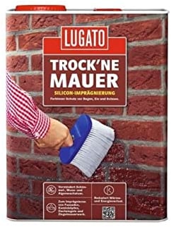 Lugato Trockne Mauer Silicon-Imprägnierung 10 Liter, Silikon, Metall-Silicon-Dichtmittel, Dichtmittel, Metall, Durchsichtig