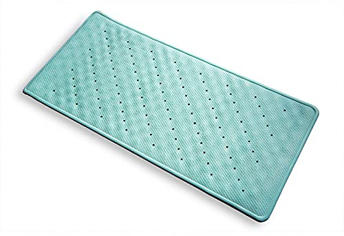 Badewannen-Einlage Badematte Antirutsch-Einlage Sicherheitseinlage mint-grün, aus Gummi, 76cm x 35cm