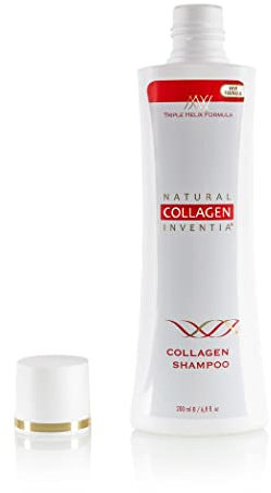 Natural Collagen Inventia Kollagen Shampoo 200 ml - Feuchtigkeits Haarshampoo - Reduziert Haarausfall, Gibt dem Haar ein gesundes Aussehen und Glanz