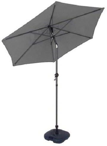 Parasol en aluminium avec manivelle 2 m jardin parasol parasol déporté balcon terrasse